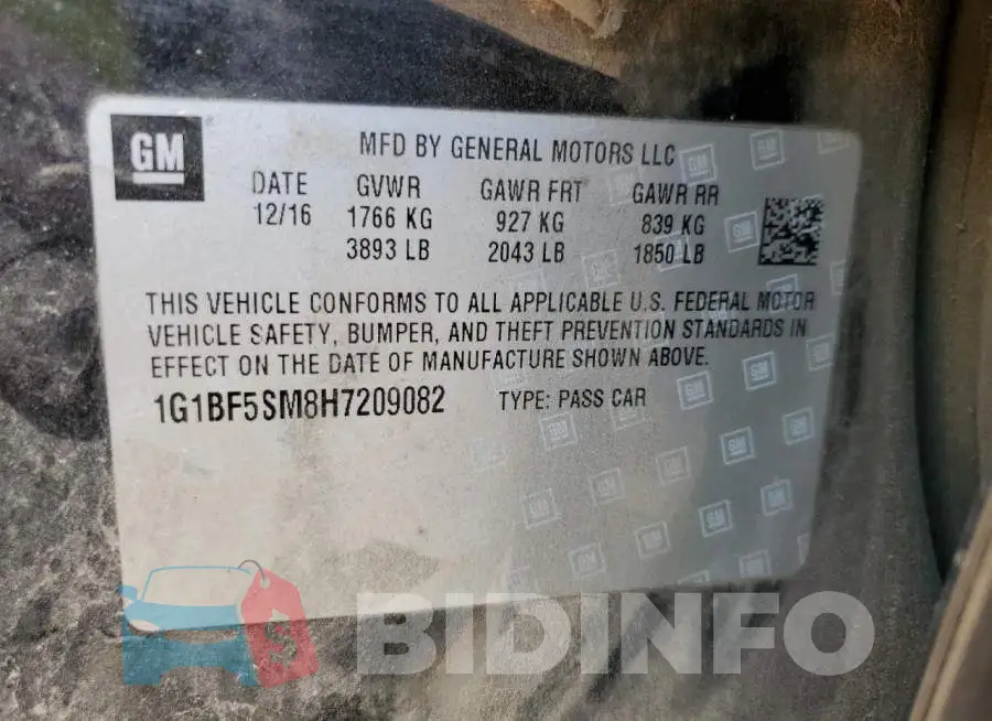 1G1BF5SM8H7209082 Photo# 12