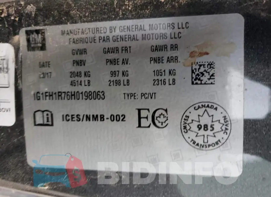 1G1FH1R76H0198063 Photo# 12