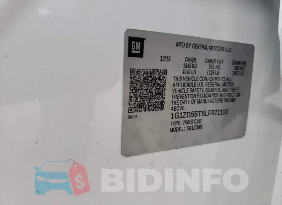 1G1ZD5ST5LF071110 Photo# 12