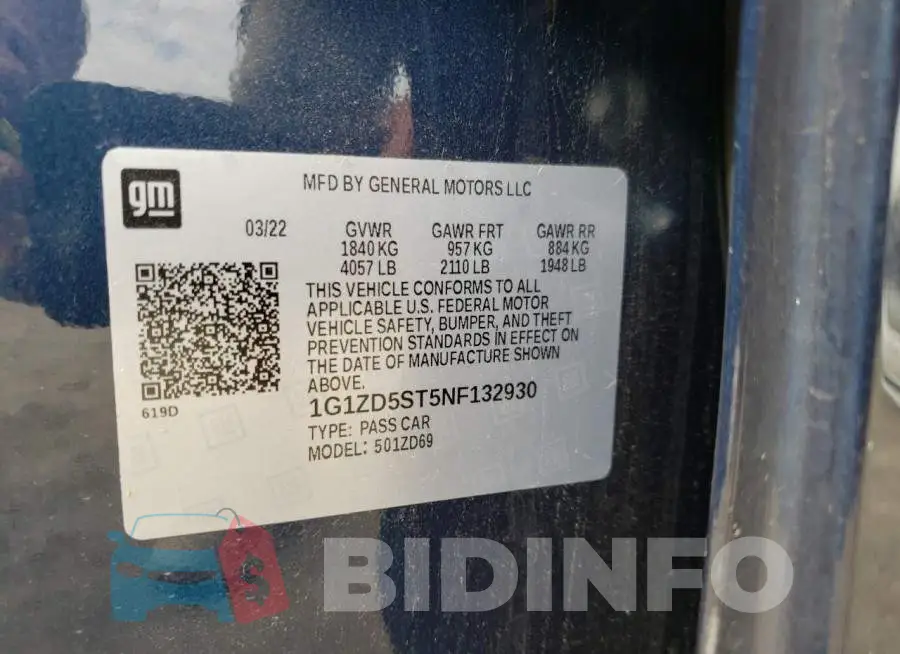1G1ZD5ST5NF132930 Photo# 13