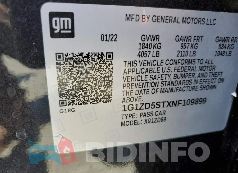 1G1ZD5STXNF109899 Photo# 12