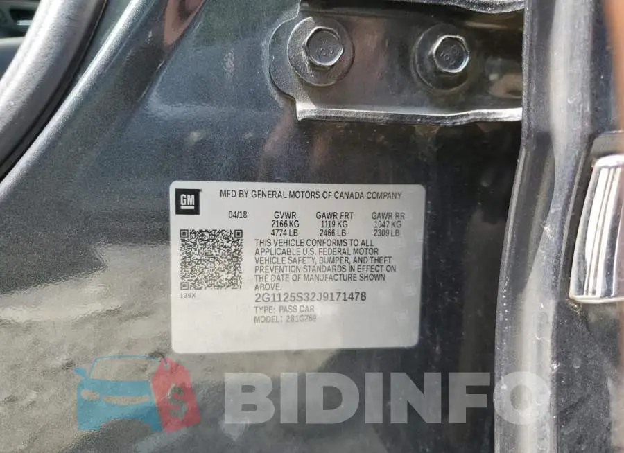 2G1125S32J9171478 Photo# 12