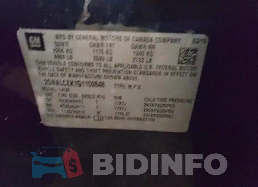 2GNALCEK1G1159848 Photo# 14