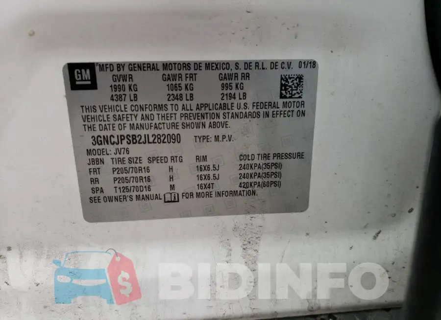 3GNCJPSB2JL282090 Photo# 13