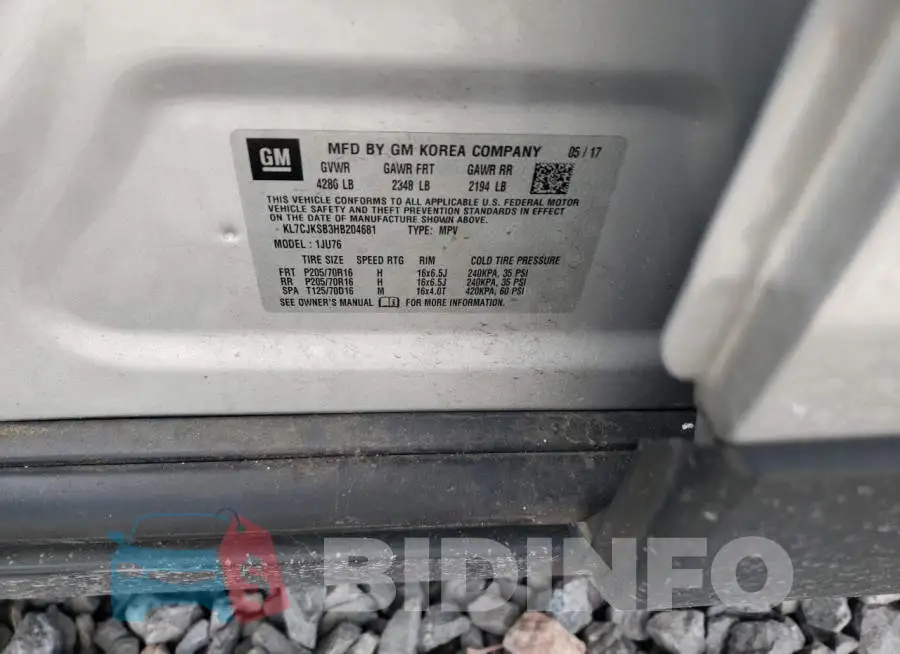 KL7CJKSB3HB204681 Photo# 13