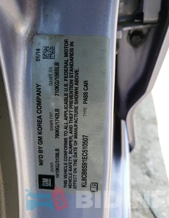 KL8CB6S91EC510507 Photo# 13