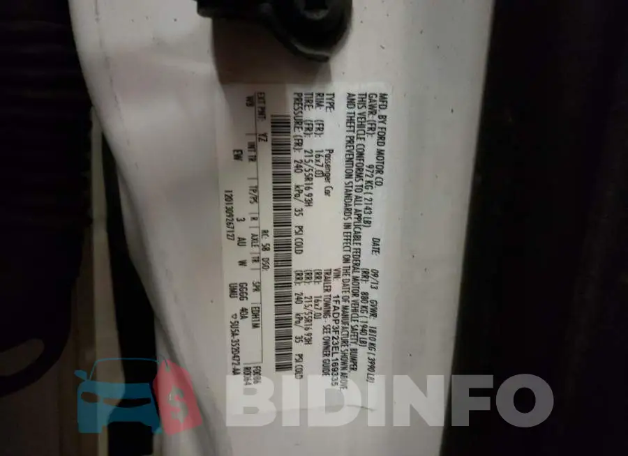 1FADP3F23EL169335 Photo# 12