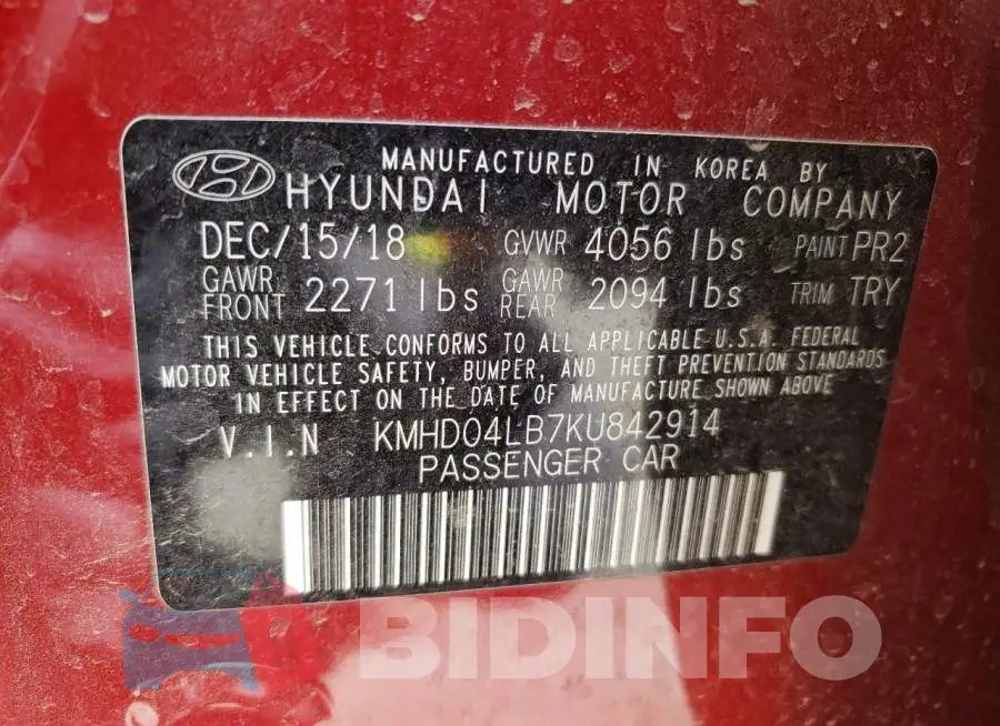 KMHD04LB7KU842914 Photo# 12