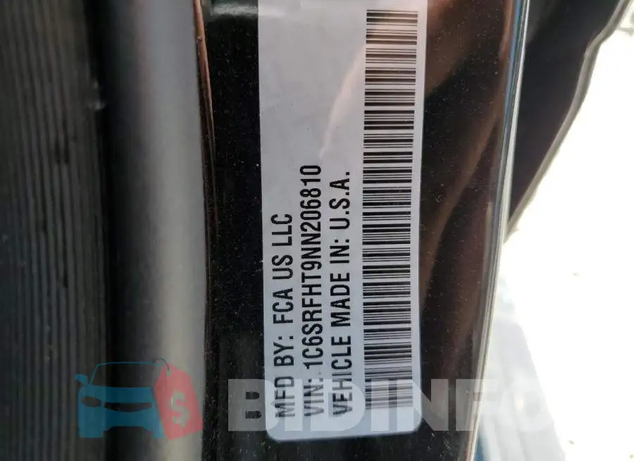 1C6SRFHT9NN206810 Photo# 12