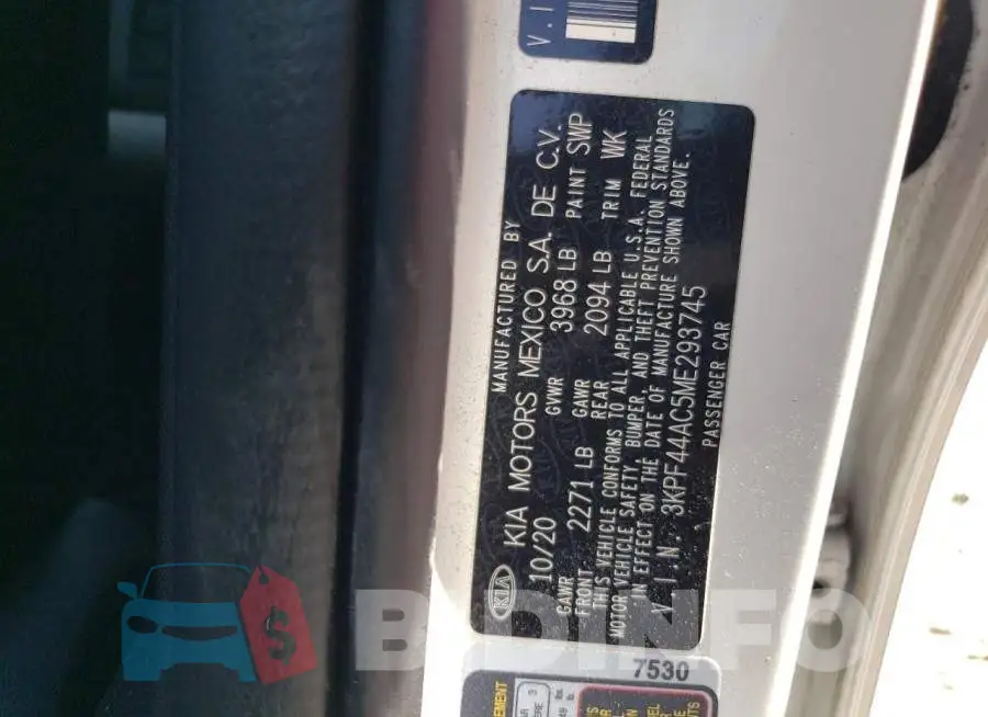 3KPF44AC5ME293745 Photo# 12
