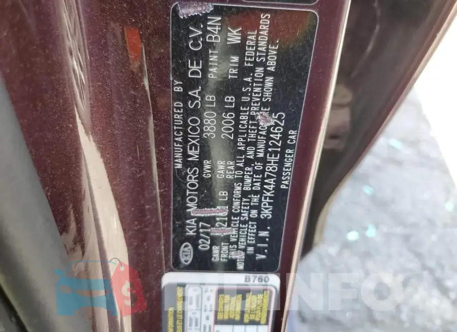 3KPFK4A78HE124625 Photo# 13
