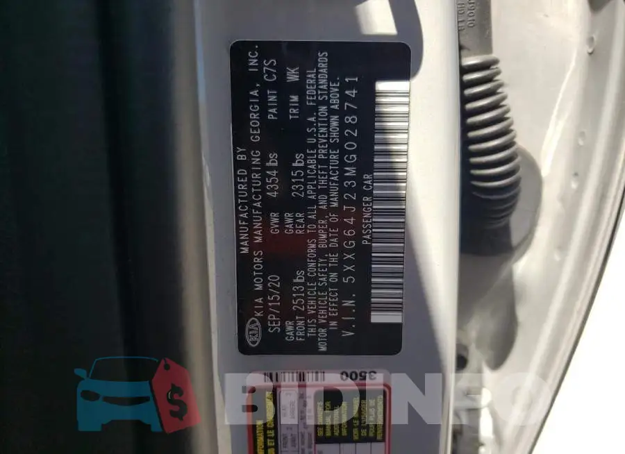 5XXG64J23MG028741 Photo# 12