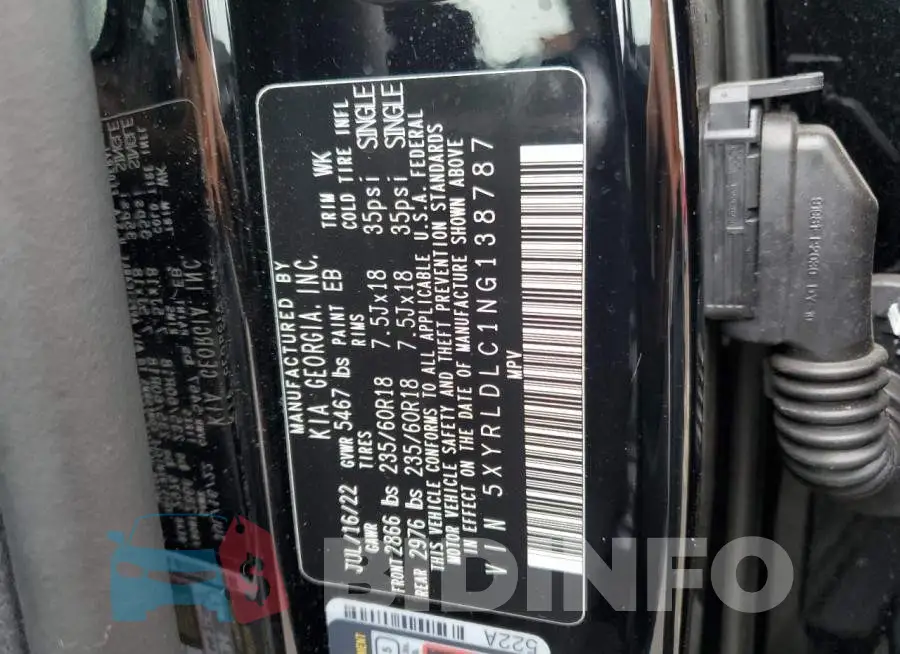 5XYRLDLC1NG138787 Photo# 13