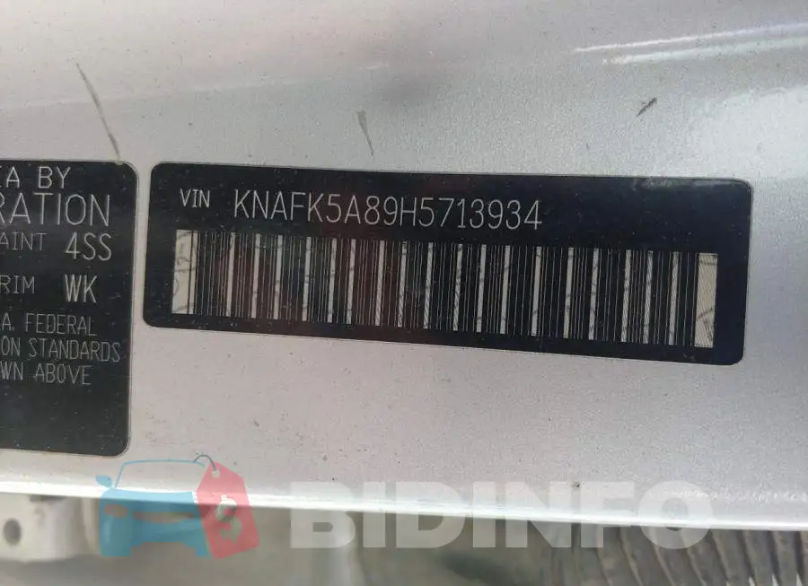 KNAFK5A89H5713934 Photo# 10