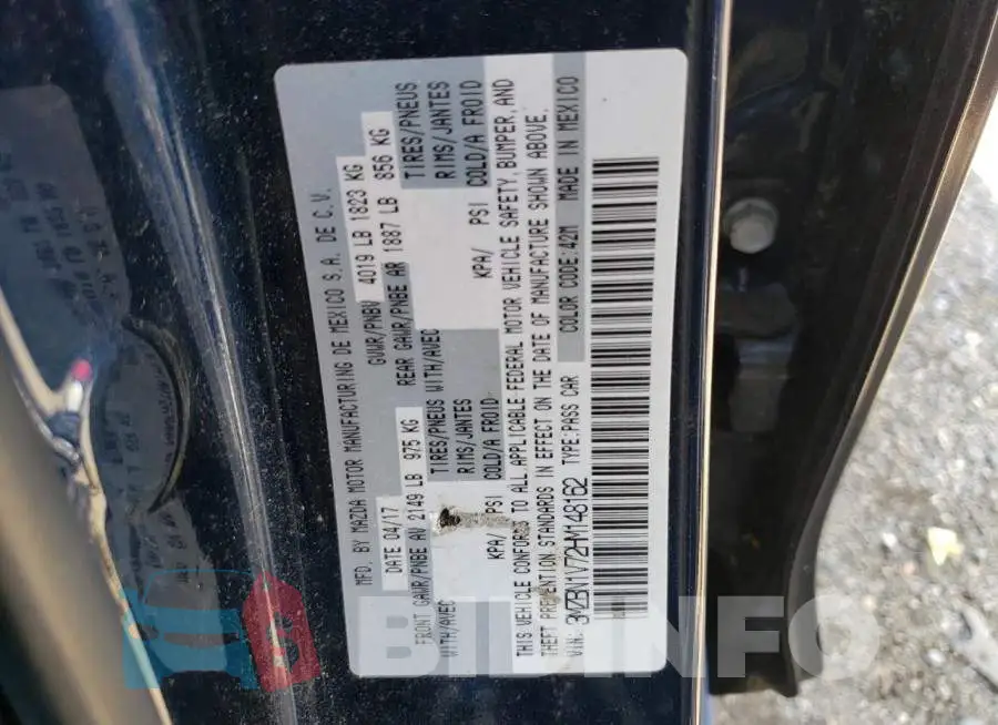 3MZBN1V72HM148162 Photo# 12