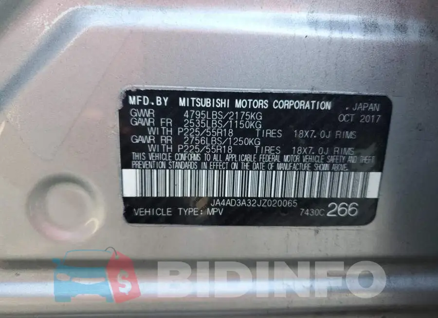 JA4AD3A32JZ020065 Photo# 12