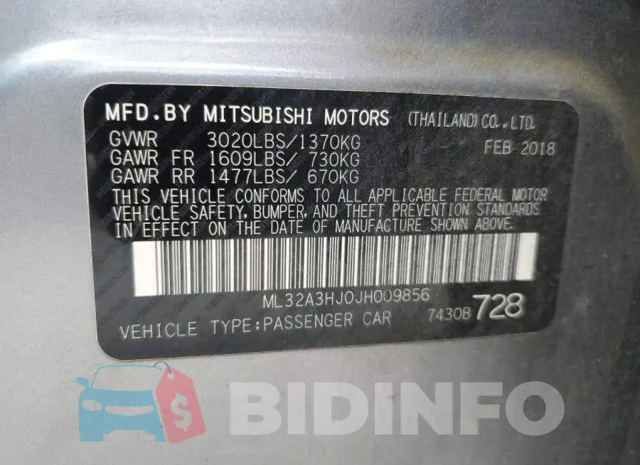 ML32A3HJ0JH009856 Photo# 12