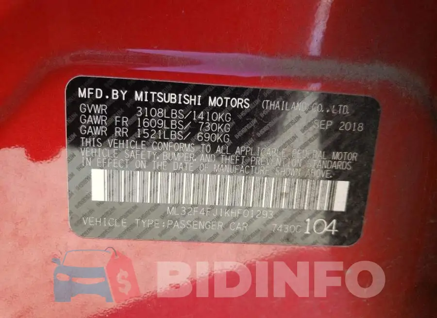ML32F4FJ1KHF01293 Photo# 12