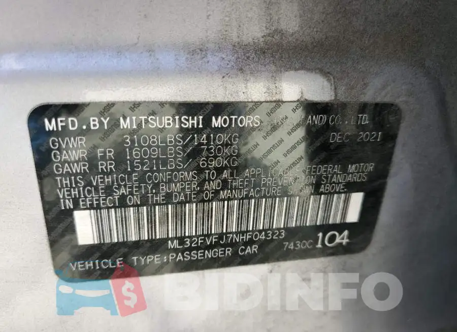 ML32FVFJ7NHF04323 Photo# 12