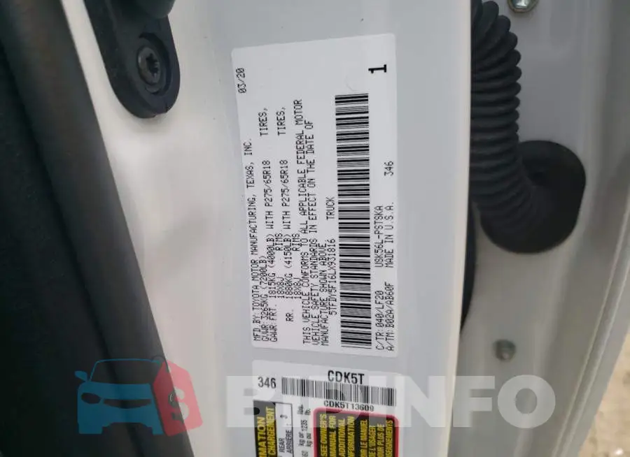 5TFDY5F16LX931816 Photo# 13
