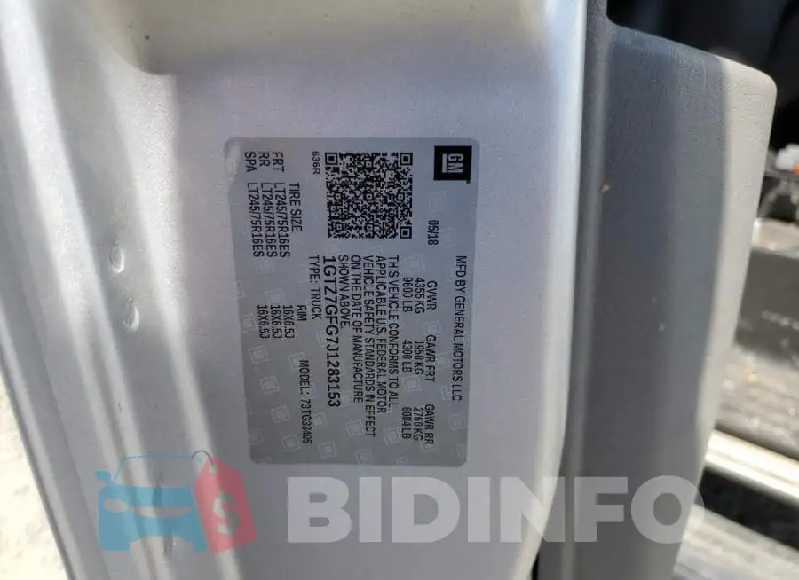 1GTZ7GFG7J1283153 Photo# 13