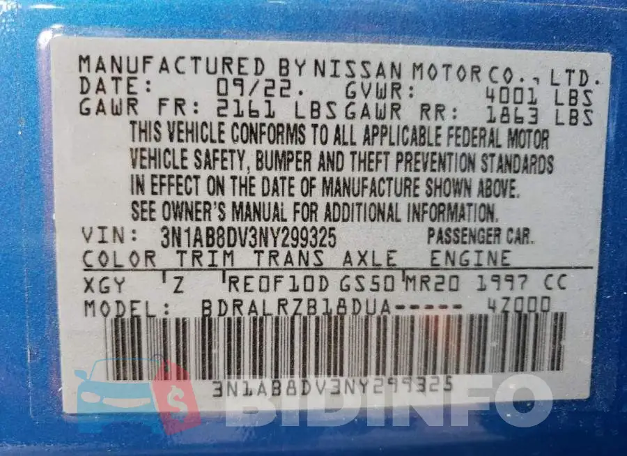 3N1AB8DV3NY299325 Photo# 12