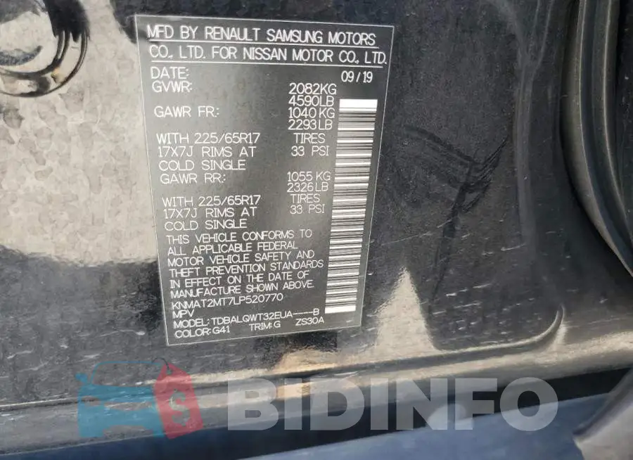 KNMAT2MT7LP520770 Photo# 14