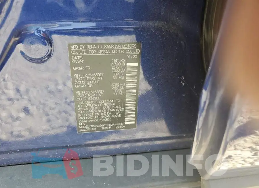 KNMAT2MVXLP539833 Photo# 12