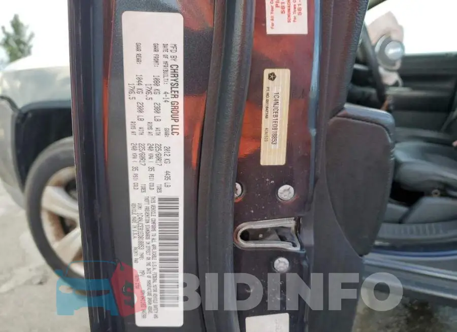1C4NJCEB1ED818853 Photo# 13
