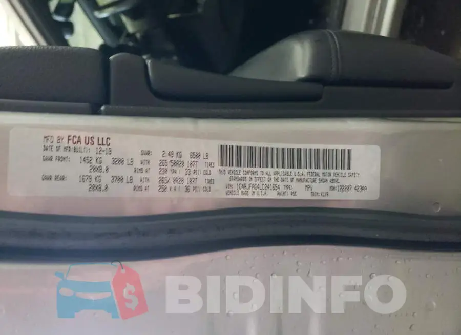 1C4RJFAG4LC241694 Photo# 13