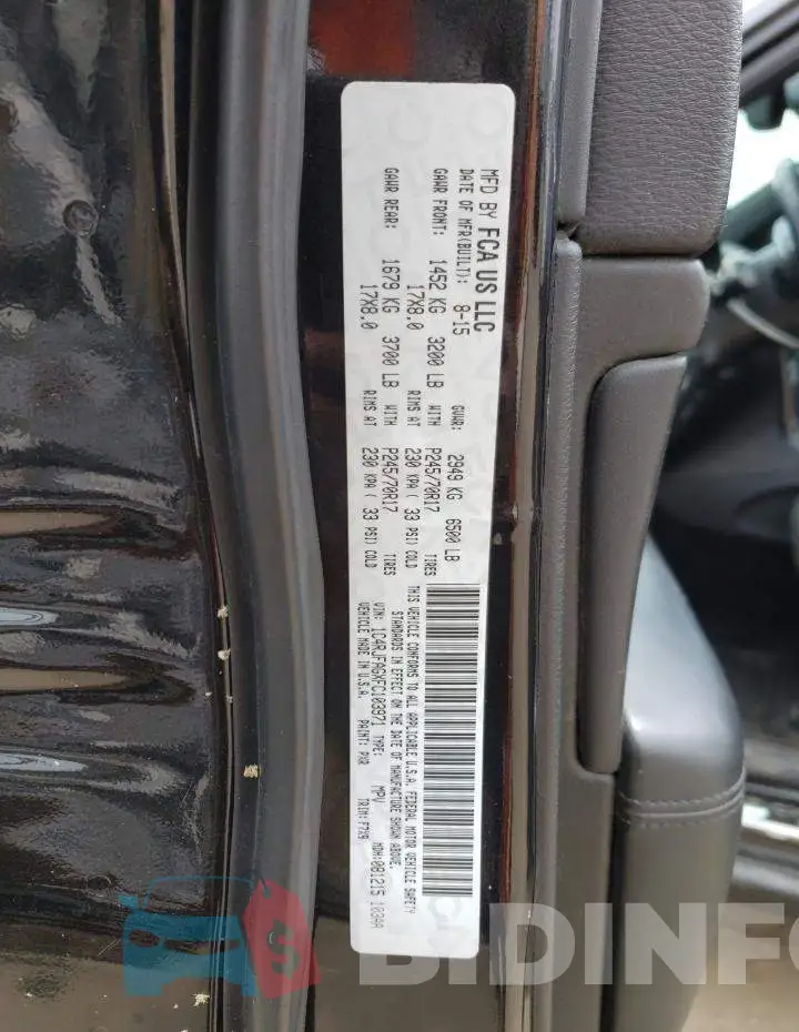 1C4RJFAGXFC103971 Photo# 12