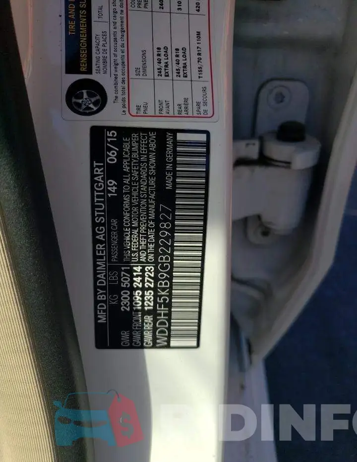 WDDHF5KB9GB229827 Photo# 12