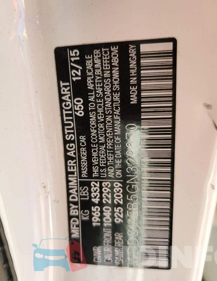 WDDSJ4EB5GN329870 Photo# 12