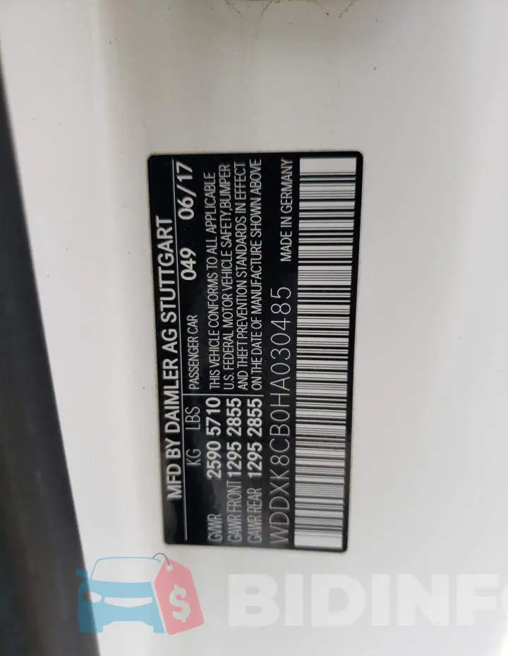 WDDXK8CB0HA030485 Photo# 12