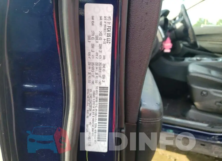1C4RDJDG4GC387394 Photo# 13
