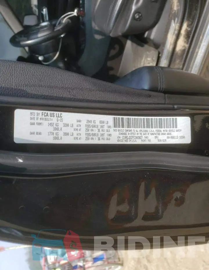 1C4RDJDG7FC903827 Photo# 12