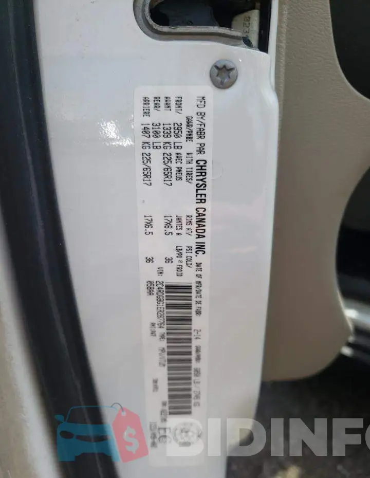 2C4RDGBG1ER287764 Photo# 14