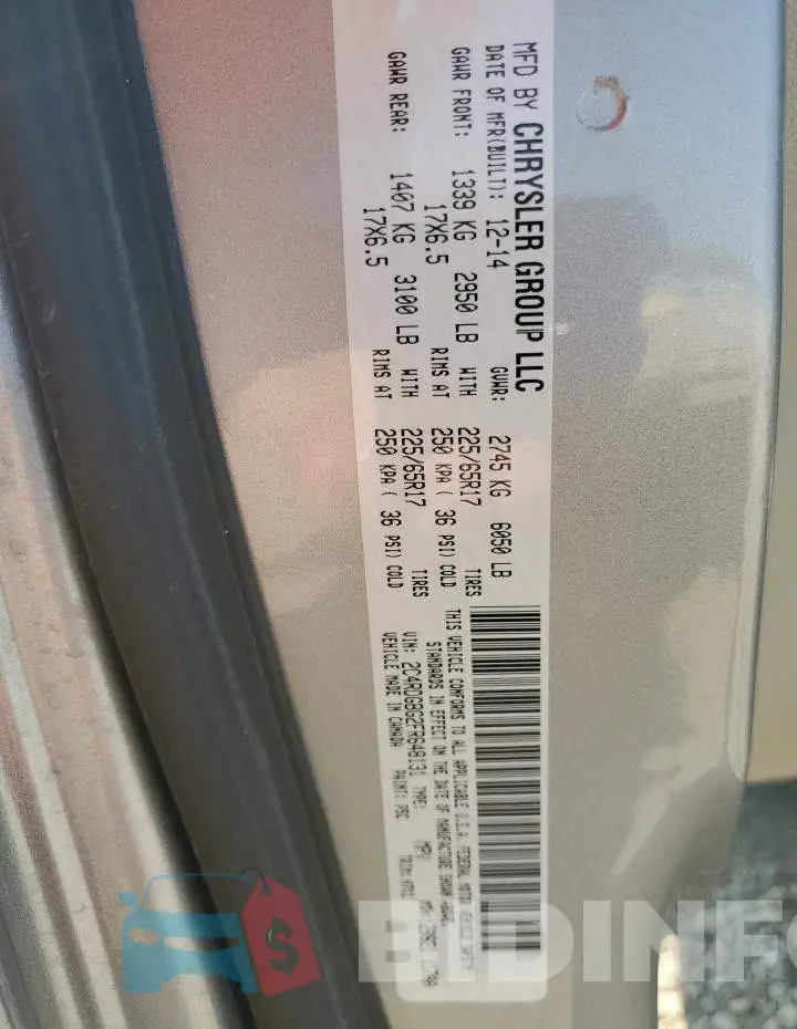 2C4RDGBG2FR648131 Photo# 14
