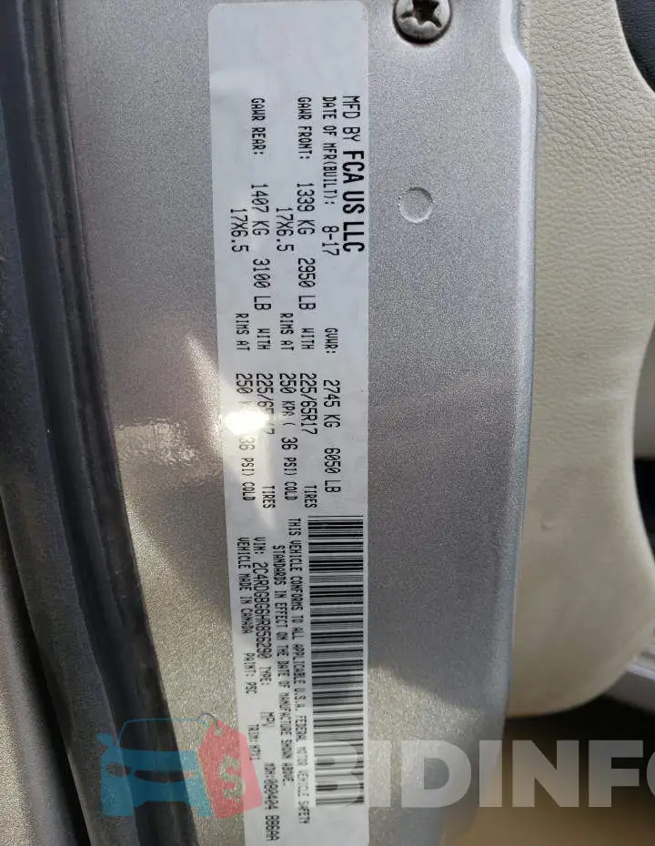 2C4RDGBG6HR856290 Photo# 13