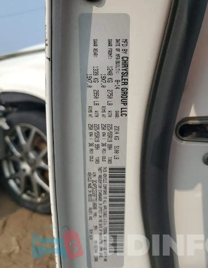 3C4PDCEG5FT510608 Photo# 13