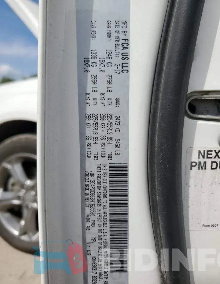 3C4PDCGG3HT625501 Photo# 13