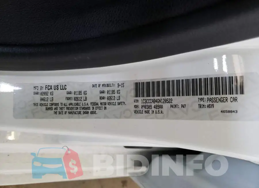 1C3CCCAB4GN120522 Photo# 12