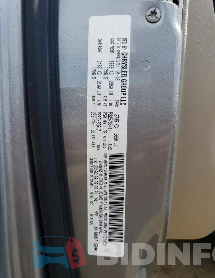 2C4RC1BG1ER188121 Photo# 13