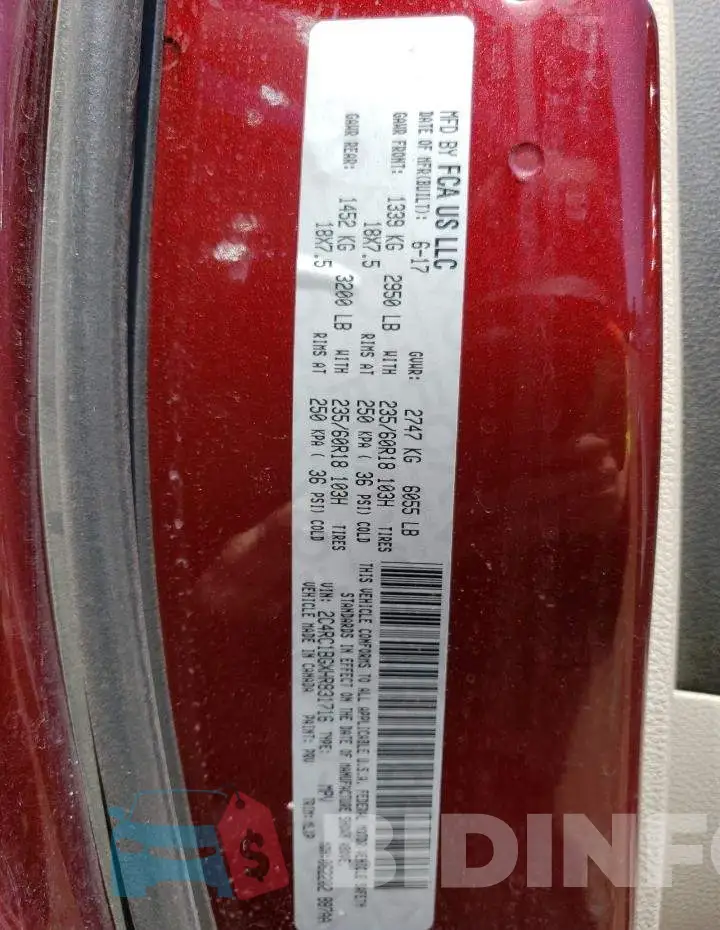 2C4RC1BGXHR831716 Photo# 13