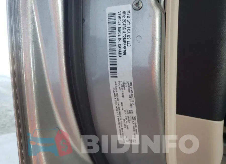 2C4RC1L72MR585799 Photo# 12