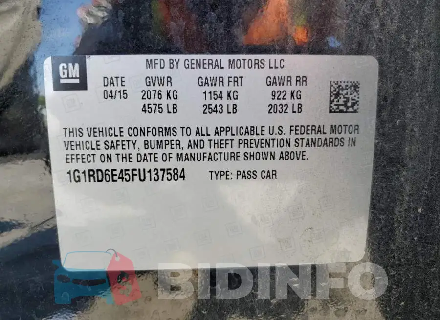 1G1RD6E45FU137584 Photo# 12