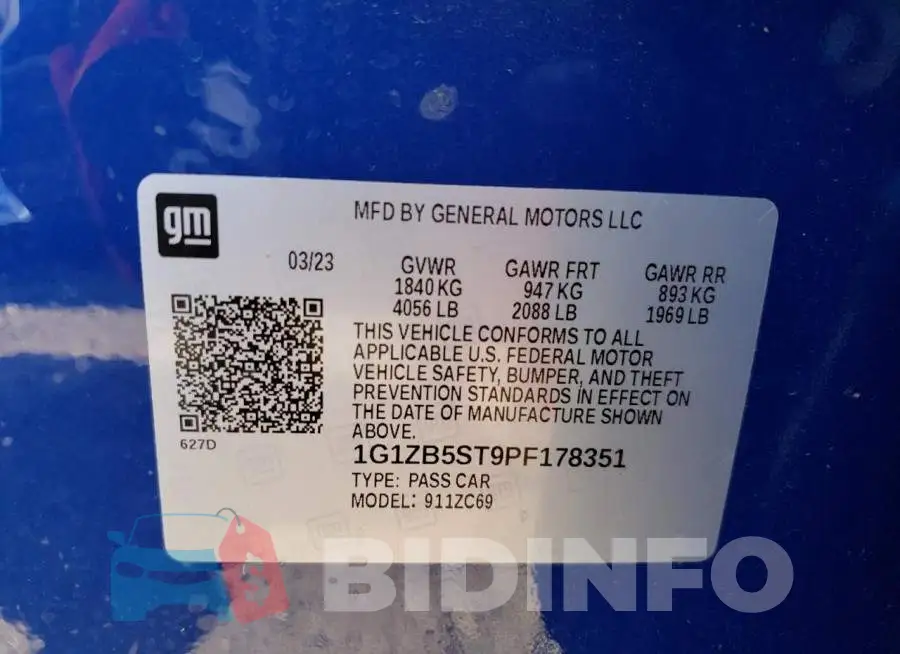 1G1ZB5ST9PF178351 Photo# 12