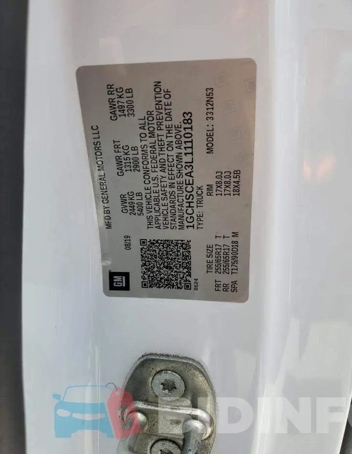 1GCHSCEA3L1110183 Photo# 12