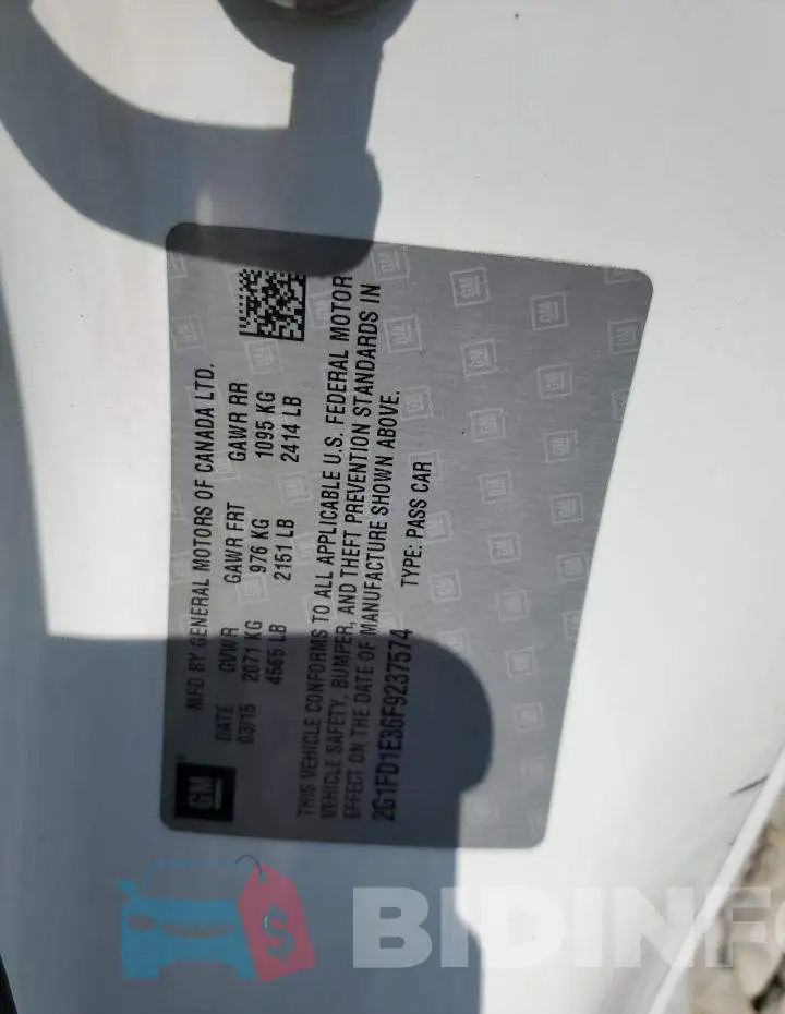 2G1FD1E36F9237574 Photo# 12
