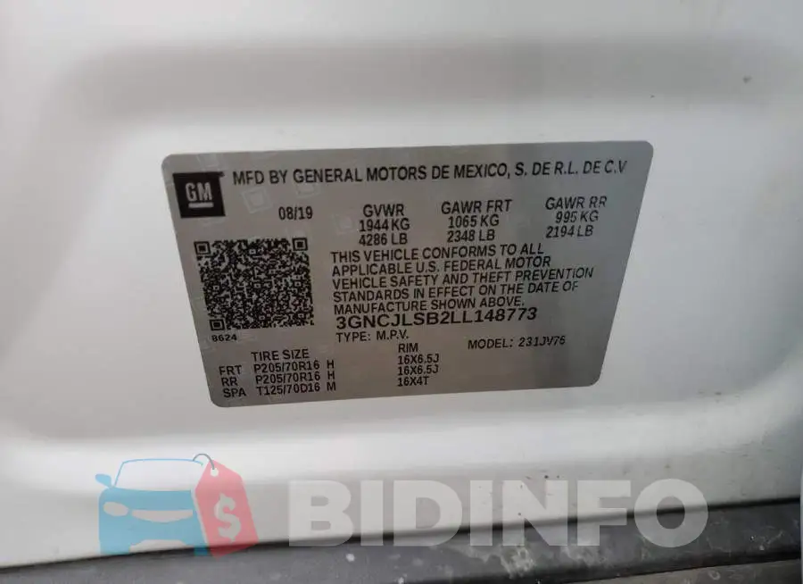 3GNCJLSB2LL148773 Photo# 14